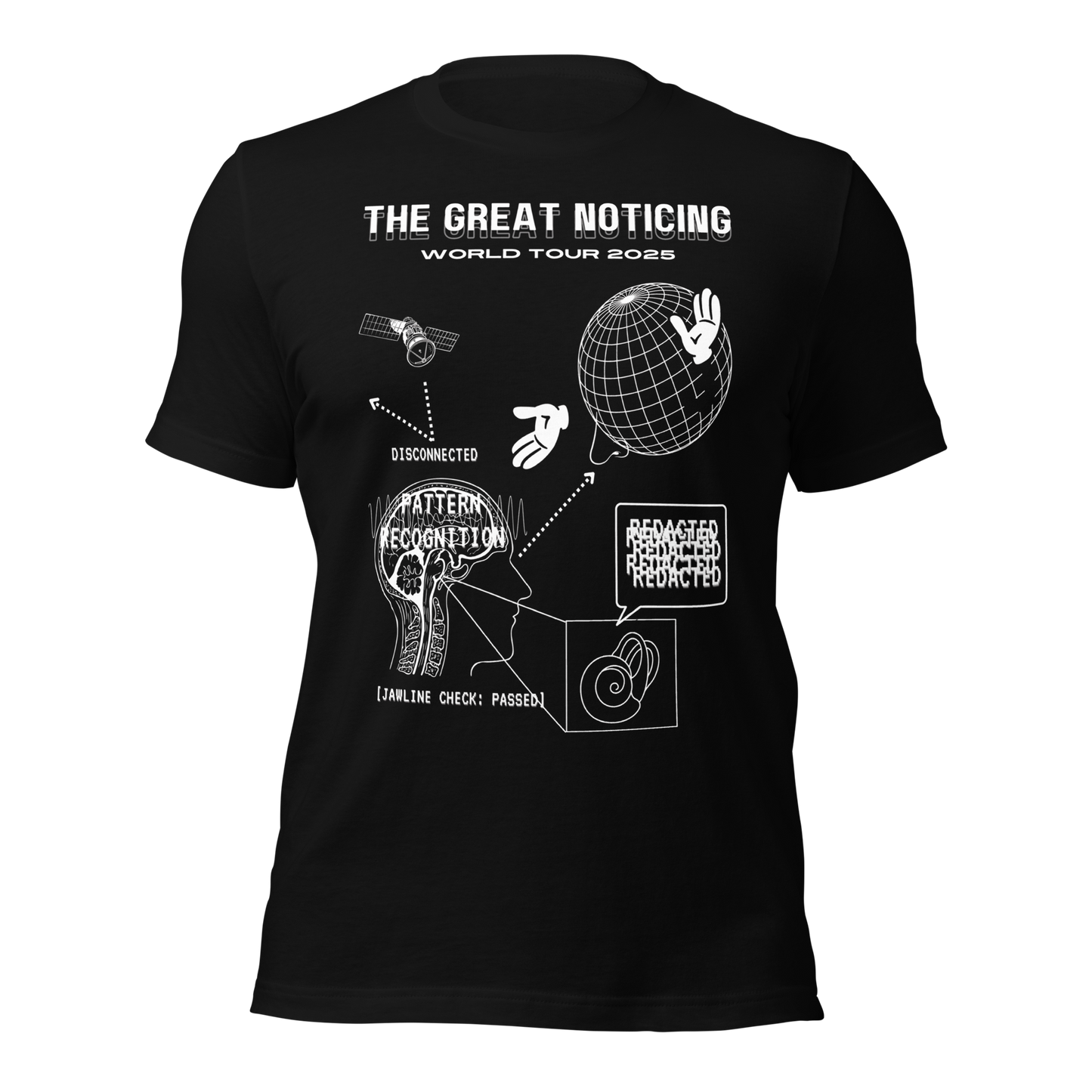 The Great Noticing World Tour 2025 T-Shirt